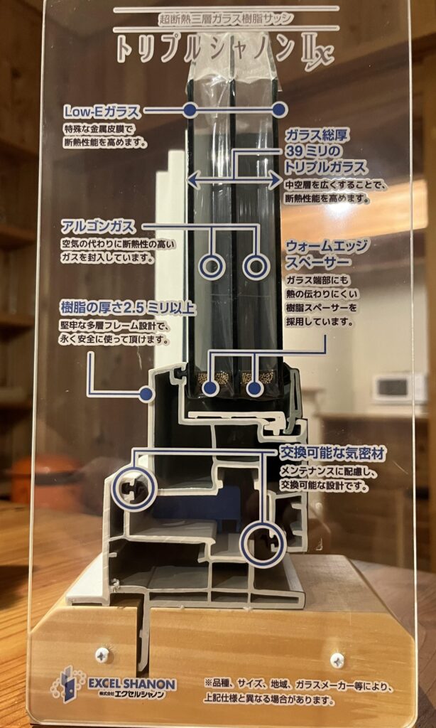 エクセルシャノンの主事サッシ